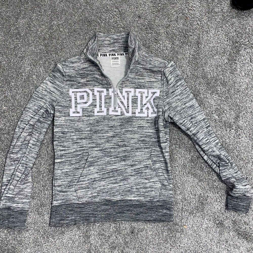 Pink half zip